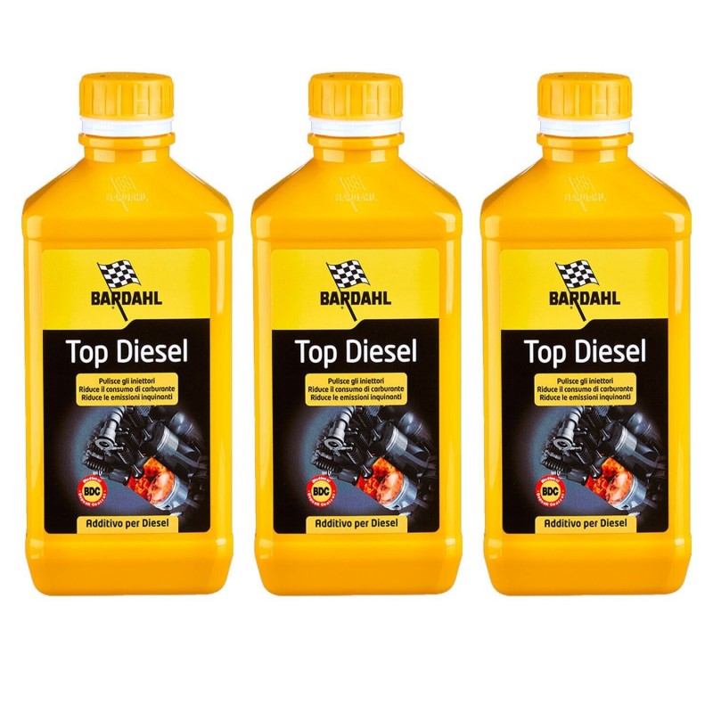 Bardahl Bardhal Top Diesel Additivo Trattamento Pulisci Iniettori Gasolio  3LitrI