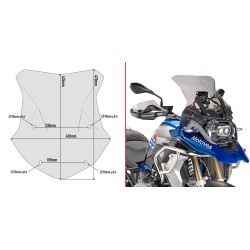 GIVI 5124D Smoked Dome +...