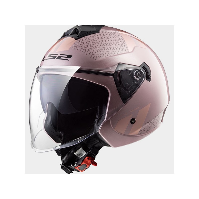 LS2 JET-HELM TWISTER OF573 COMBO Pale Pink